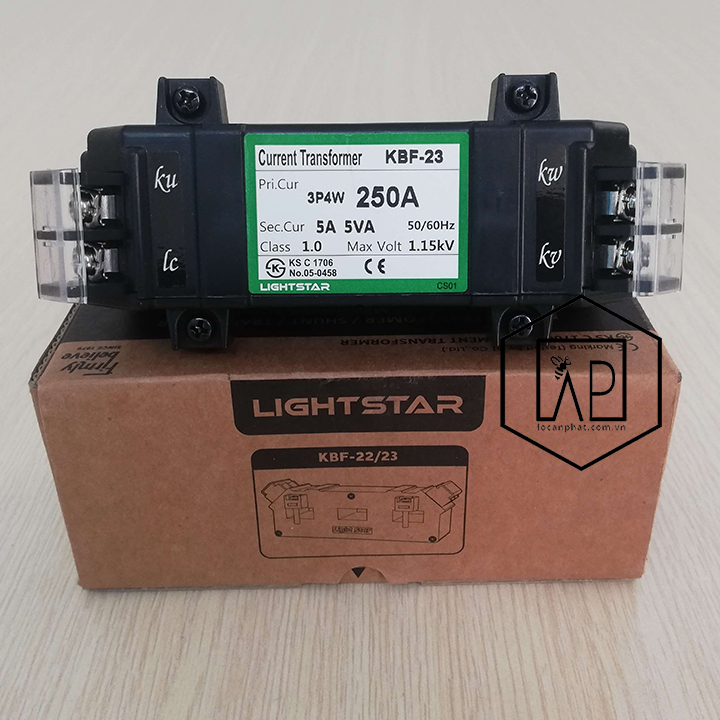 Biến dòng 3 pha kbf-23-250a lightstar