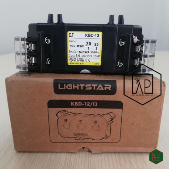 KBD-13-75A - BIẾN DÒNG ĐO LƯỜNG 3 PHA LIGHTSTAR