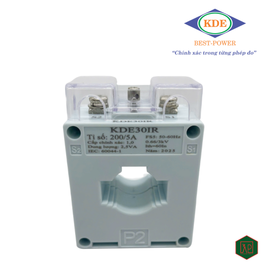 Biến Dòng Đo Lường Vuông  KDE30IR - 200/5A, 2.5VA