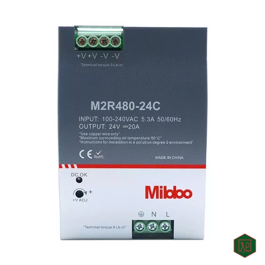 Bộ nguồn DC-OK Din-rail dòng M2R hiệu suất cao- MIBBO