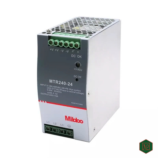 Bộ nguồn DIN-rail đầu vào 3 pha 380VAC dòng MTR- MIBBO 