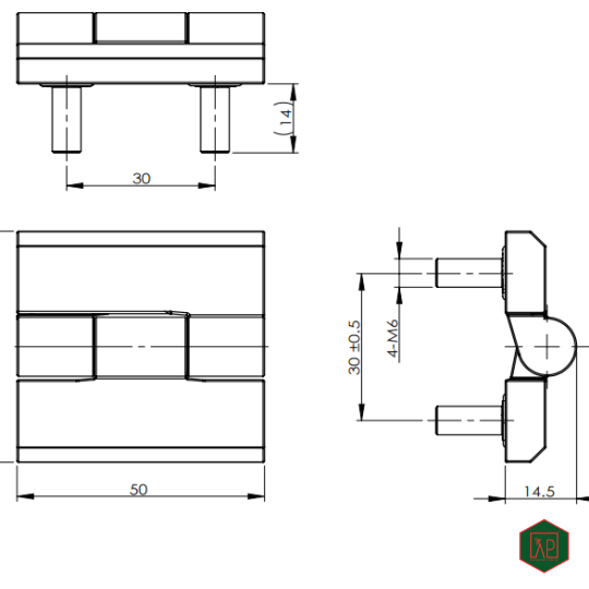 BẢN LỀ CL226-2A-N - SHENGJIU 