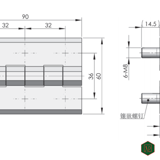 BẢN LỀ CL226-5A - SHENGJIU 