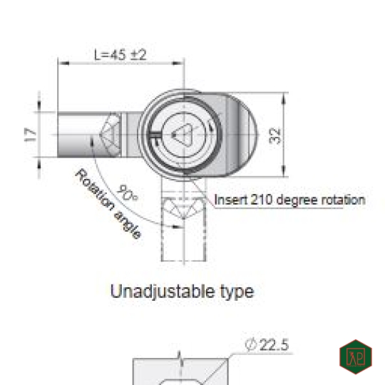 KHÓA TỦ ĐIỆN MS816-1 - SHENGJIU