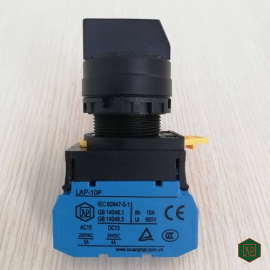 CÔNG TẮC XOAY 2 VỊ TRÍ TỰ GIỮ 1NO AC/DC PHI 22