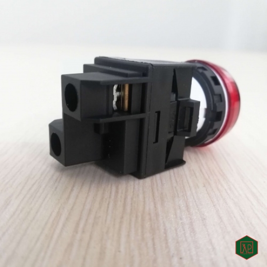 ĐÈN BÁO MÀU ĐỎ 24VDC PHI 22 