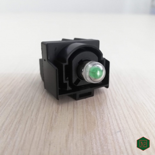 ĐÈN BÁO MÀU XANH LÁ CÂY 24VDC PHI 22