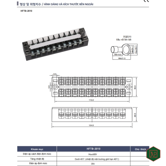 THANH DOMINO 20A 10P 