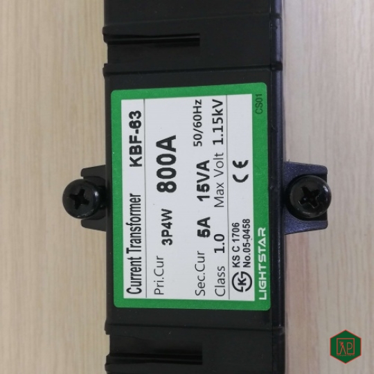 KBF-63-800A - BIẾN DÒNG 3 PHA LIGHSTAR 
