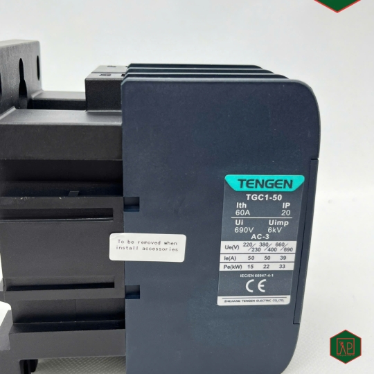Công tắc tơ (Contactor) AC dòng TGC1-50  - Tengen 