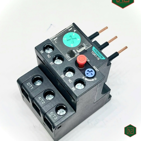 Rơ le (RELAY) quá tải nhiệt dòng TGR1-18 - Tengen