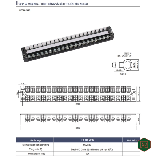 THANH DOMINO 20A 20P